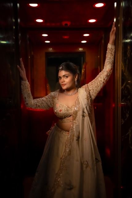 Anchal Bhatt — Ivory and gold editorial
